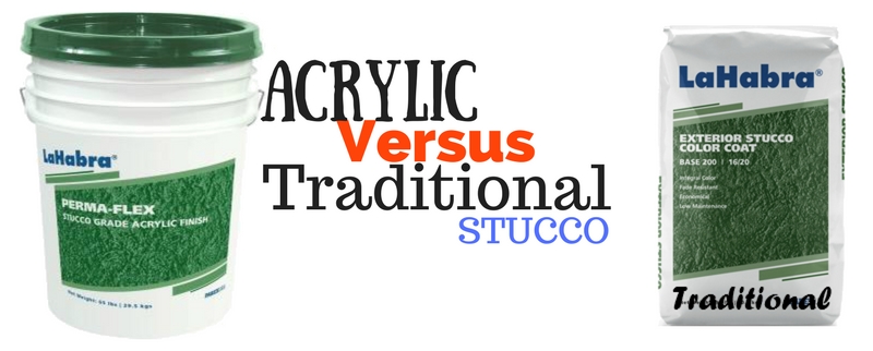 Acrylic Stucco VS Traditional Stucco