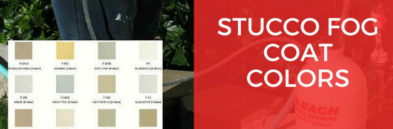 stucco fogcoat colors