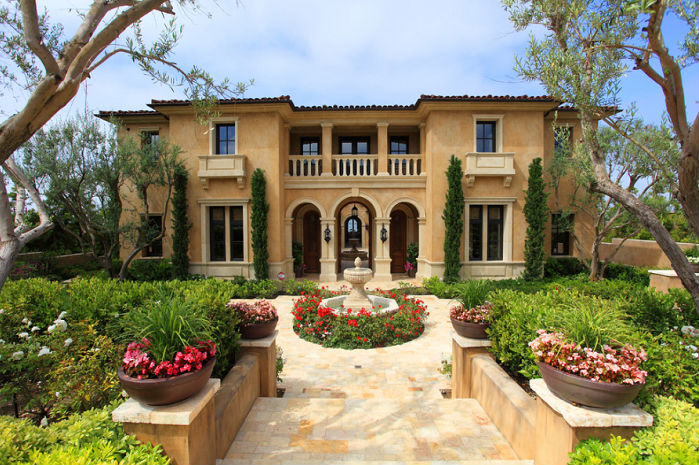 mediterranean stucco house colors