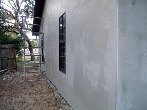 Smooth Stucco Wall