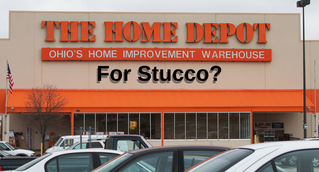 What Materials Can I Use From Home Depot For Stucco?