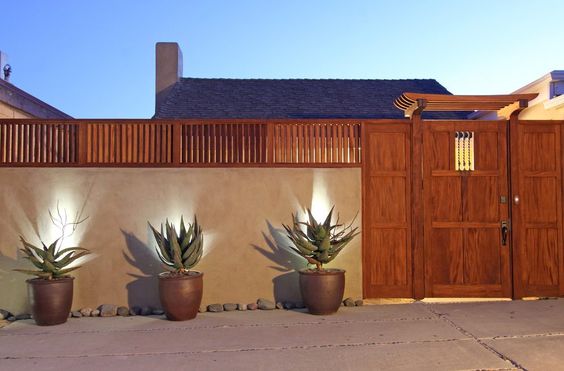 Stucco Fence Construction