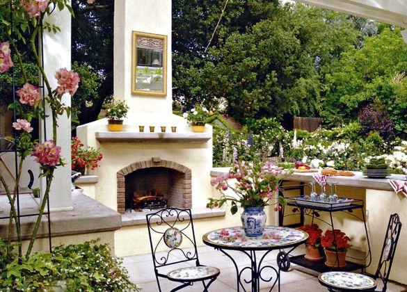 A Beautiful Stucco And Brick Example