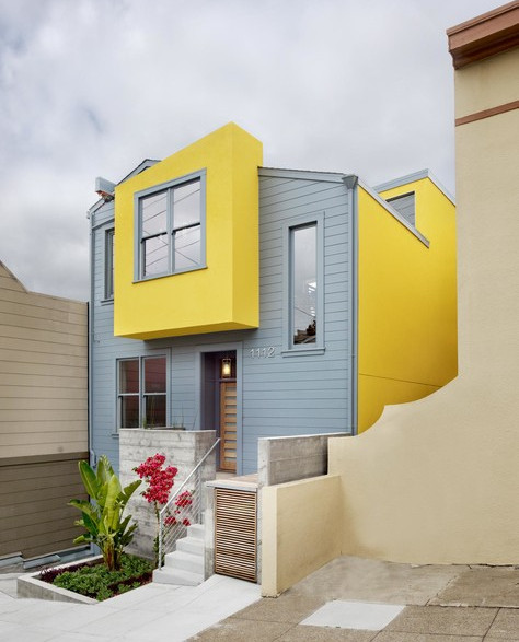 A Modern Yellow And Light Blue Mix A Modern Yellow And Light Blue Mix