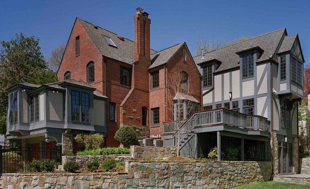 Tudor Style House With Brick And Stucco Tudor Style House With Brick And Stucco