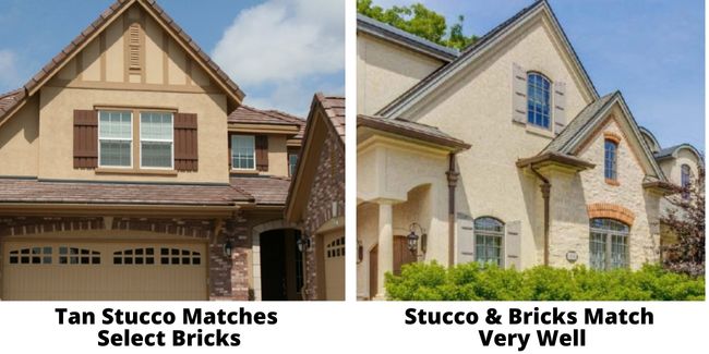 Matching Up Stucco Color and Brick Color Matching Up Stucco Color and Brick Color