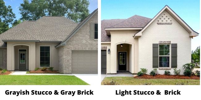 Similar Stucco Colors and Bricks Similar Stucco Colors and Bricks