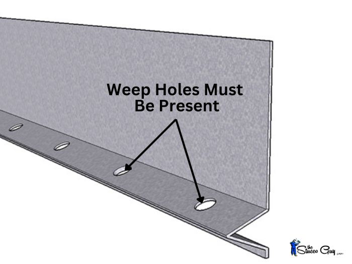 Weep Holes Must Be Present