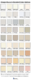 8 of the Most Popular Stucco Color Charts!