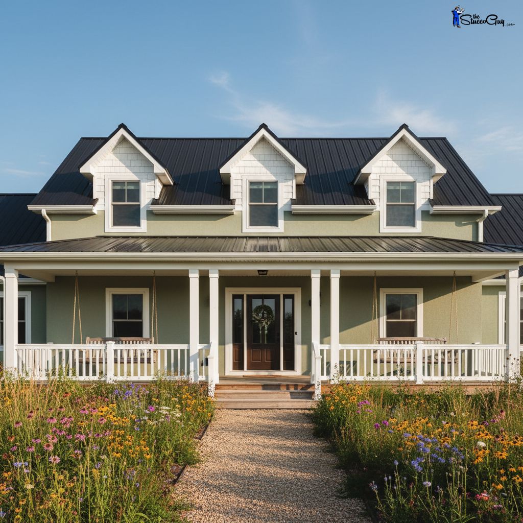 Green Stucco Houses – Ideas \u0026 Inspiration!, image size:1024x1024